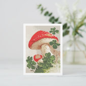 bospaddenstoel Lucky Clover Briefkaart (Staand voorkant)