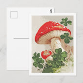 bospaddenstoel Lucky Clover Briefkaart (Voorkant / Achterkant)