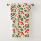  bospaddenstoel Lucky Clover Pattern Bad Handdoek (Insitu)