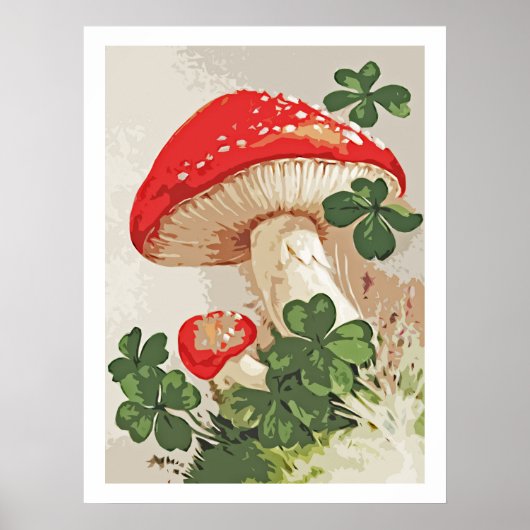 bospaddenstoel Lucky Clover Poster (Voorkant)