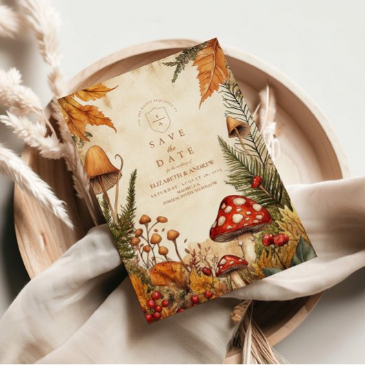 Bospaddenstoelen bruiloft Save The Date