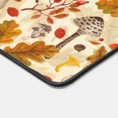 Bospaddenstoelen en herfstflora op room bureaumat (Hoek)