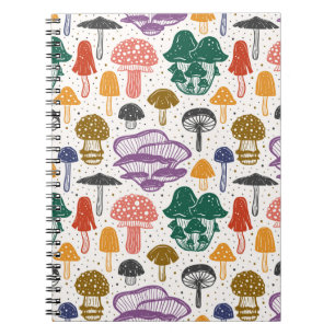 Bospaddenstoelen Ink Textuur Notitieboek