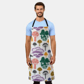 Bospaddenstoelen. Naadloos patroon, structuur, ach Schort (Gedragen)