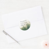 Bospijnbomen Dank u voor uw Stickers (Envelop)