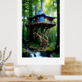 Bosplantaarn Poster (Keuken)