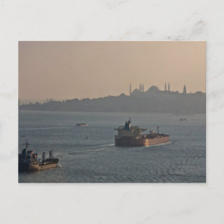 Bosporus in zonsondergang briefkaart