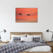 Bosque del Apache Wildlife Refuge | Nieuw-Mexico Canvas Afdruk (Insitu (Slaapkamer))