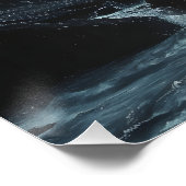 Bosque del Eclipse Lunar: Amanecer Místico Perfect Poster (Hoek)