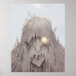 Bosque Troll. Theodor Kittelsen Poster