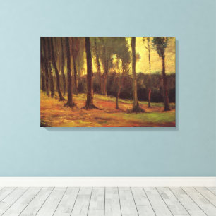Bosrand van Vincent van Gogh Canvas Afdruk