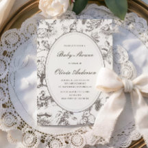 Bosrijk Getekende Allover Print Baby Shower
