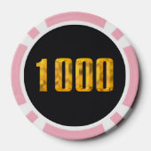 Boss 1000 dollar poker chip (Achterkant)