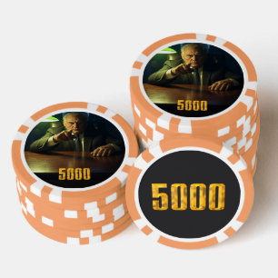 Boss 5000 dollar poker chip