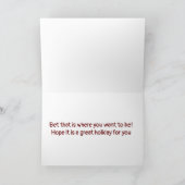 "BOSS" À LA CARTE DE VACANCES DE NOËL (Intérieur)