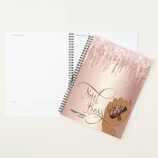 Boss à ongles, Technicien à ongles, ongles longs,  (Devant avec enveloppe)