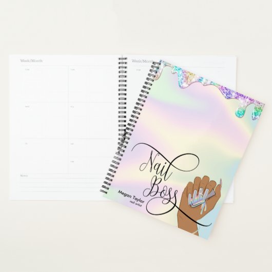 Boss à ongles, Technicien à ongles, ongles longs,  (Devant avec enveloppe)