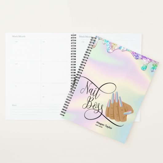 Boss à ongles, Technicien à ongles, ongles longs, (Devant avec enveloppe)