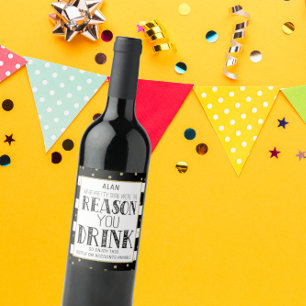 Boss Appreciation Gift - Boss Gift - Aangepast lab Wijn Etiket