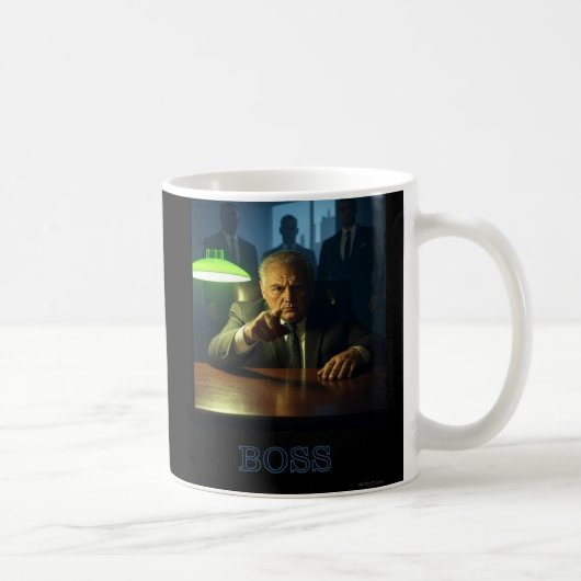 Boss avec texte à gauche tasse (Droite)