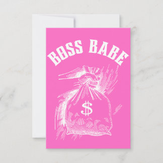 Boss Babe Bedankkaart
