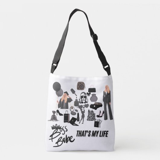 Boss Babe Canvas tas (Achterkant)