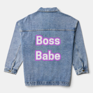 Boss Babe Denim Jacket - Power, Style en Sass.