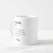 BOSS BABE Femme indépendante Inspiration Mug (Devant gauche)