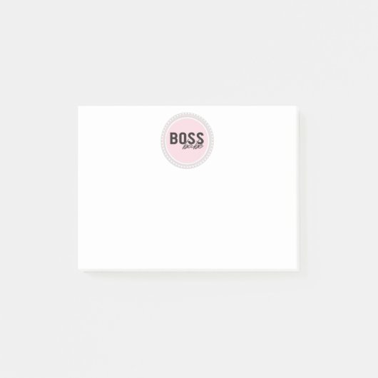 Boss Babe - Girl Boss Post-it® Notes (Voorkant)