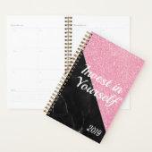 Boss Babe, Investeer in jezelf, Hustle, glitter Planner (Display)