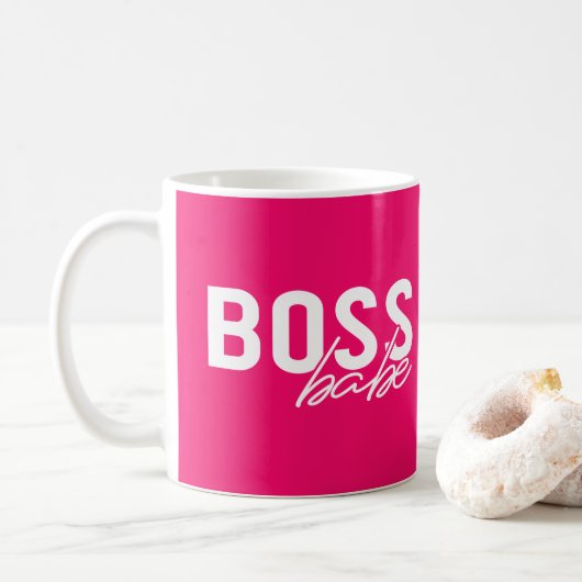 Boss Babe Koffiemok (Met donut)