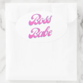 Boss Babe Ovale Sticker (Tas)