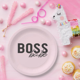 Boss Babe Papieren Bordje