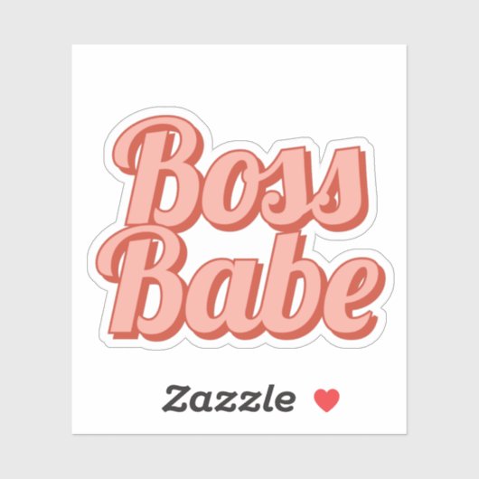 Boss babe sticker (Vel)