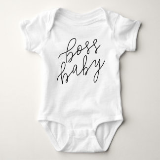 Boss Baby met de hand geschreven Romper