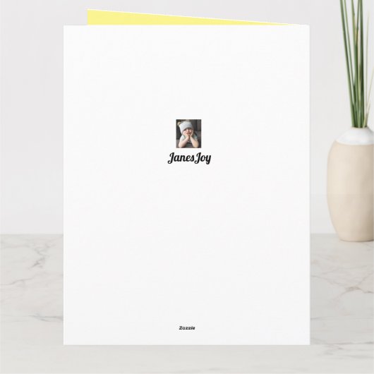 Boss Big So Triest Pensioen Schattige Grumpy Meisj Kaart (Achterkant)