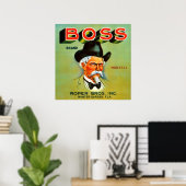 Boss Brand Poster (Thuiskantoor)