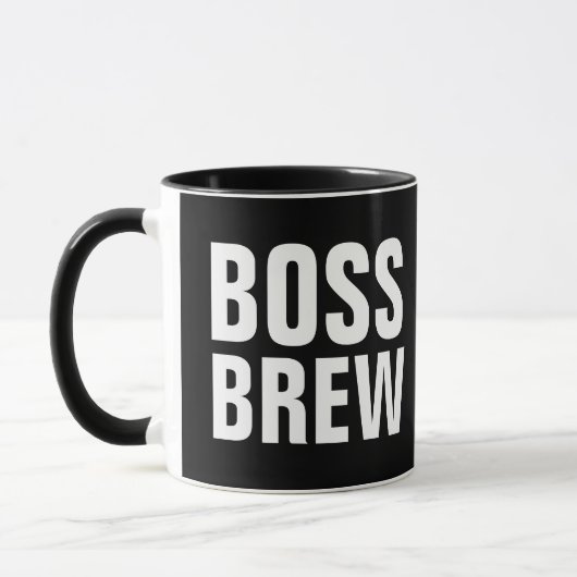 BOSS BREW Coffee Mugs (Gauche)