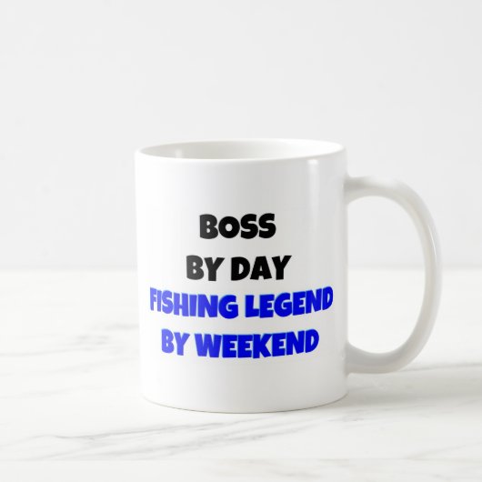 Boss by Day Vist Legend By Weekend Koffiemok (Rechts)