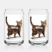 Boss cat winking tabby bear can (Recto)