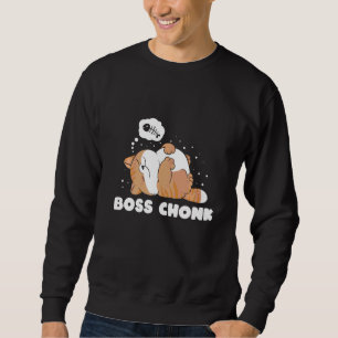 Boss Chonk Lazy Slapende Cat Meme Trui