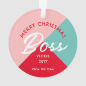 Boss Christmas Colorée Entreprise Personnalisée (dos)