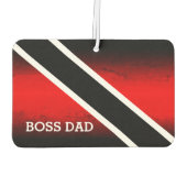 BOSS DAD op rood wit en zwart verloop Luchtverfrisser (Achterkant)