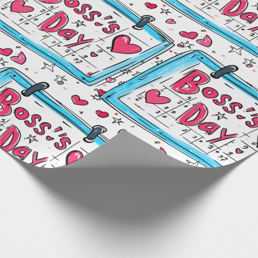 Boss Day Cadeaupapier (Hoek)