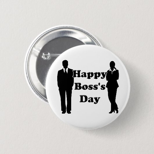Boss Day Ronde Button 5,7 Cm (Voorkant /achterkant)