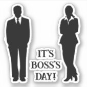 Boss Day Sticker (Voorkant)