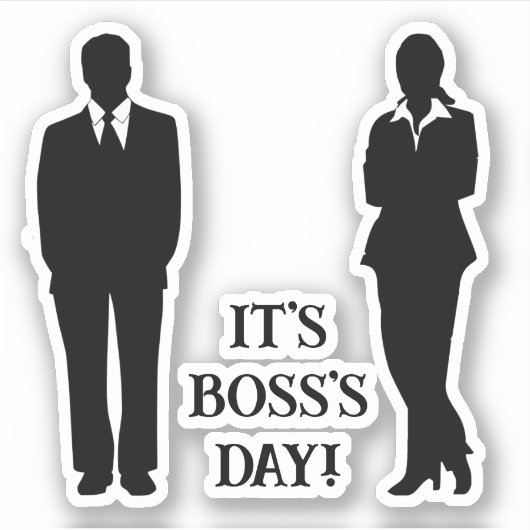 Boss Day Sticker (Voorkant)