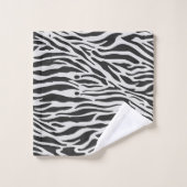 Boss de fille Zebra personnalisée Luxe (Gant de toilette)