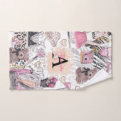 Boss de fille Zebra personnalisée Luxe (Serviette à main)