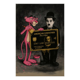 Boss Edition in Black & Pink Perfect Poster